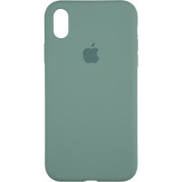 Чехол-силикон оригинал Full Soft Matte iPhone XR Pine Green (Класс B)