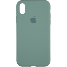 Чехол-силикон оригинал Full Soft Matte iPhone XR Pine Green (Класс А)