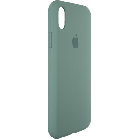 Чехол-силикон оригинал Full Soft Matte iPhone XR Pine Green (Класс B)