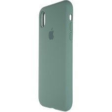 Чехол-силикон оригинал Full Soft Matte iPhone XR, Pine green