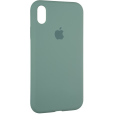 Чехол-силикон оригинал Full Soft Matte iPhone XR, Pine green
