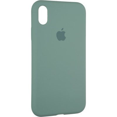 Чохол-силікон оригінал Full Soft Matte iPhone XR Pine Green