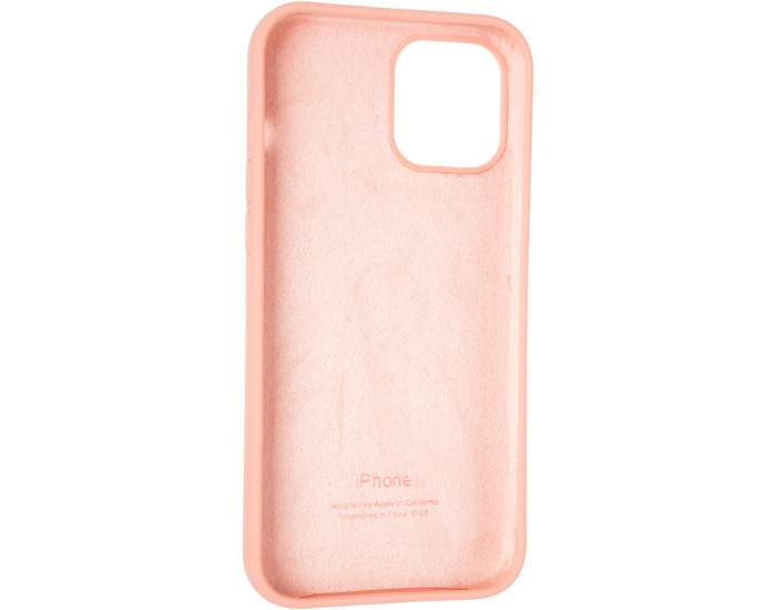 Чехол-силикон оригинал Full Soft Matte iPhone 12 Pro Max, Begonia