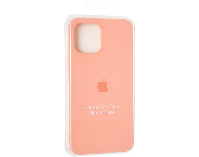 Чехол-силикон оригинал Full Soft Matte iPhone 12 Pro Max, Begonia