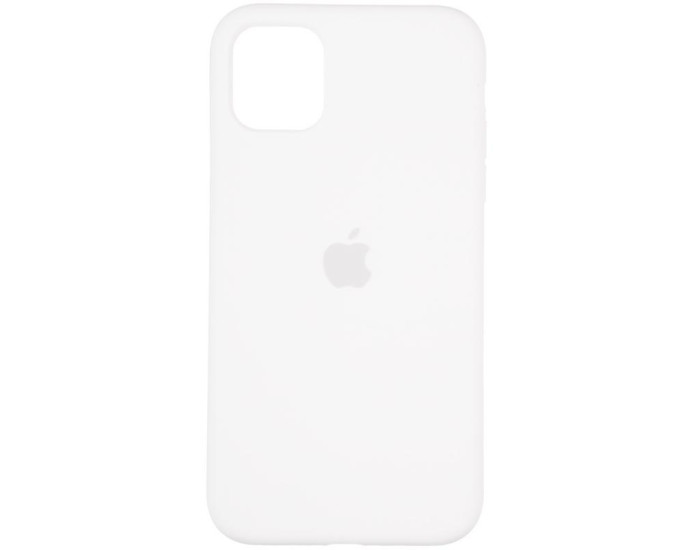 Чехол-силикон оригинал Full Cover Soft Matte iPhone 11 (Белый / White)