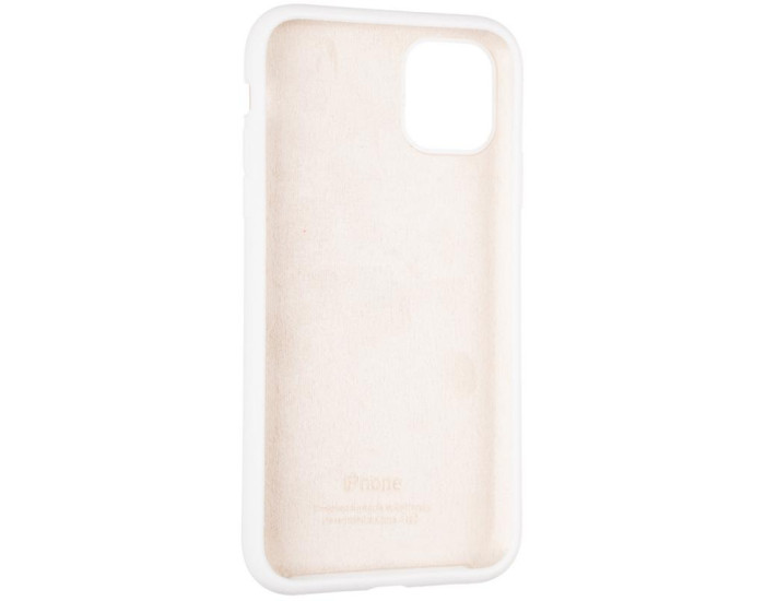 Чехол-силикон оригинал Full Cover Soft Matte iPhone 11 (Белый / White)
