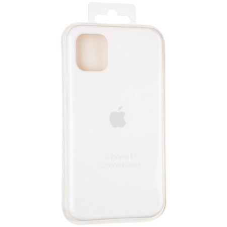 Чехол-силикон оригинал Full Cover Soft Matte iPhone 11 (Белый / White)