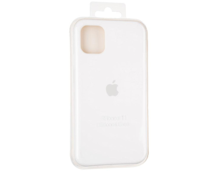 Чехол-силикон оригинал Full Cover Soft Matte iPhone 11 (Белый / White)