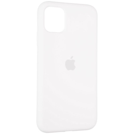 Чехол-силикон оригинал Full Cover Soft Matte iPhone 11 (Белый / White)