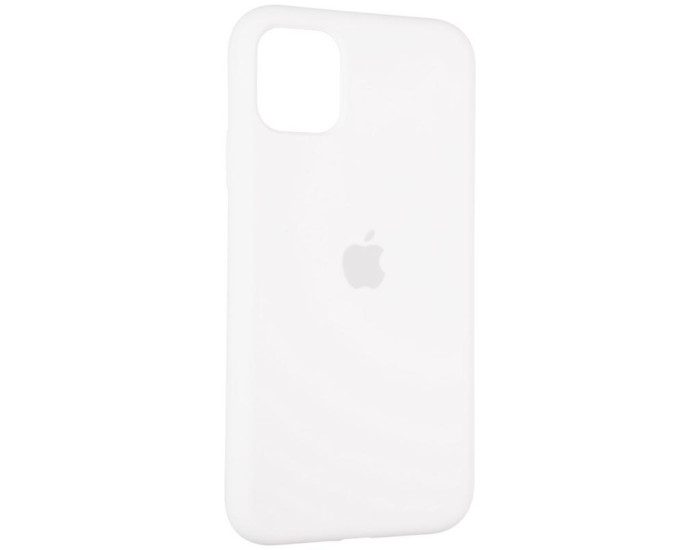 Чехол-силикон оригинал Full Cover Soft Matte iPhone 11 (Белый / White)