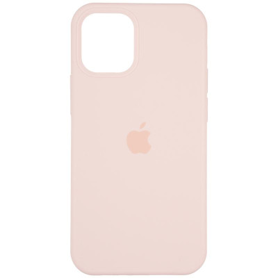 Чехол-силикон оригинал Full Soft Matte iPhone 12 Mini Pink Sand (Класс А)