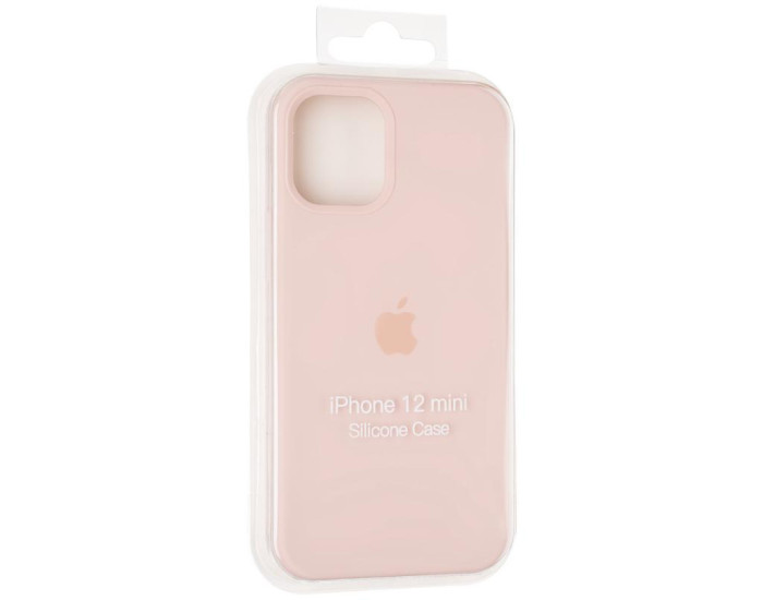 Чехол-силикон оригинал Full Cover Soft Matte iPhone 12 Mini, Pink sand