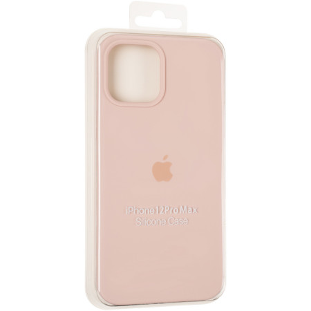 Чехол-силикон оригинал Full Soft Matte iPhone 12 Pro Max Pink Sand (Класс А)