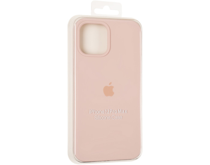 Чехол-силикон оригинал Full Soft Matte iPhone 12 Pro Max, Pink sand