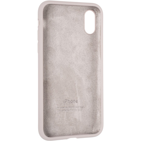 Чехол-силикон оригинал Full Soft Matte iPhone X / XS Lavander