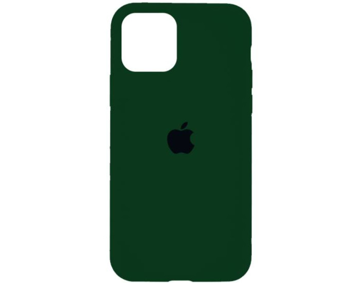 Чехол-силикон оригинал Full Soft Matte iPhone 12 /12 Pro, Green