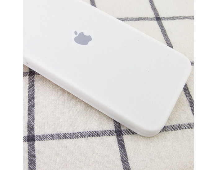 Чехол-силикон оригинал Square Cover Soft Matte Full Camera iPhone 11 Pro Max, White
