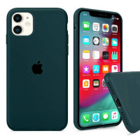 Чехол-силикон оригинал Full Cover Soft Matte iPhone 11 ( Зеленый / Forest Green )