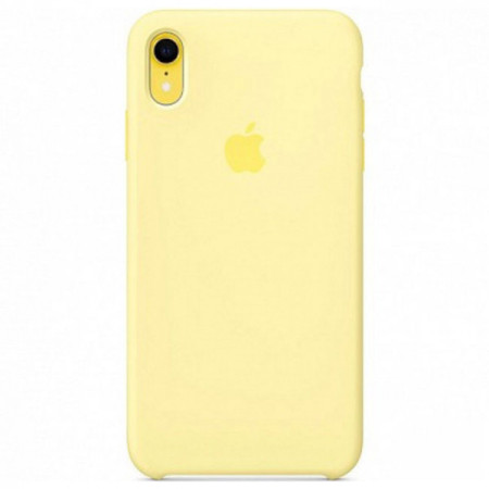 Чехол-силикон оригинал Soft Matte iPhone XR Mellow Yellow