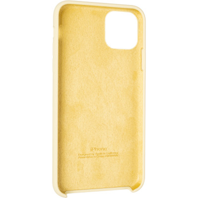 Чехол-силикон оригинал Soft Matte iPhone X Mellow Yellow