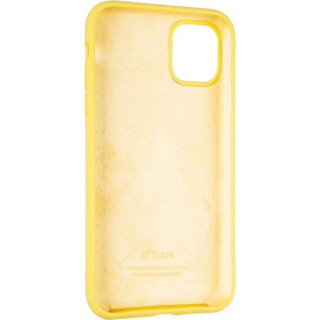Чехол-силикон оригинал Full Soft Matte iPhone 11 Canary Yellow