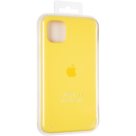 Чехол-силикон оригинал Full Soft Matte iPhone 11 Canary Yellow