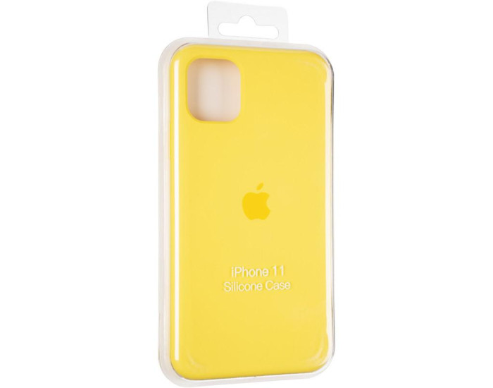 Чехол-силикон оригинал Full Soft Matte iPhone 11 Canary Yellow