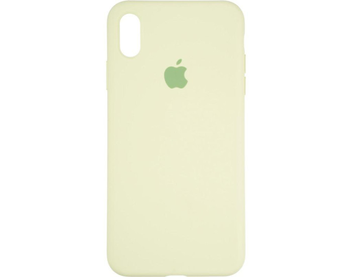 Чехол-силикон оригинал Full Cover Soft Matte iPhone XS Max, Avocado