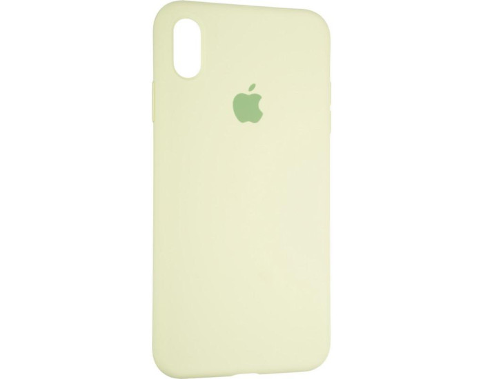 Чехол-силикон оригинал Full Cover Soft Matte iPhone XS Max, Avocado