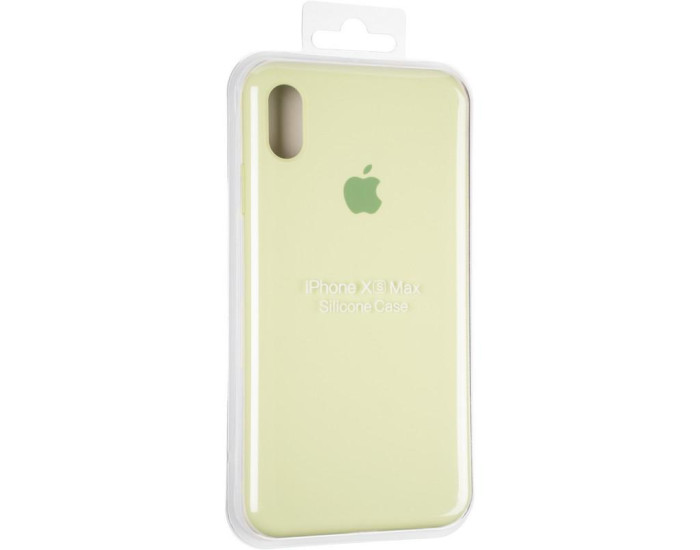 Чехол-силикон оригинал Full Cover Soft Matte iPhone XS Max, Avocado