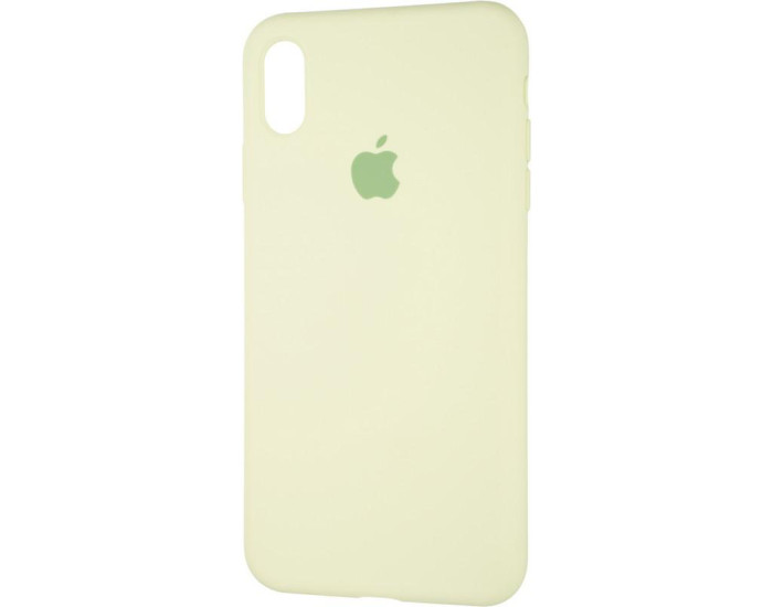 Чехол-силикон оригинал Full Cover Soft Matte iPhone XS Max, Avocado