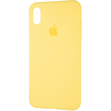 Чехол-силикон оригинал Full Cover Soft Matte iPhone XS Max, Canary yellow