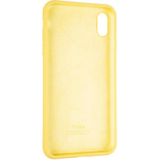 Чехол-силикон оригинал Full Cover Soft Matte iPhone XS Max, Canary yellow