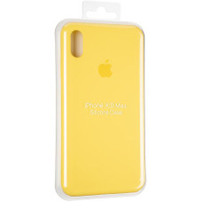 Чехол-силикон оригинал Full Cover Soft Matte iPhone XS Max, Canary yellow
