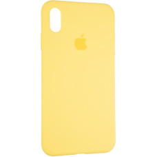 Чехол-силикон оригинал Full Cover Soft Matte iPhone XS Max, Canary yellow