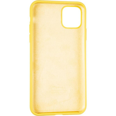 Чехол-силикон оригинал Full Cover Soft Matte iPhone 11 Pro Max Canary Yellow