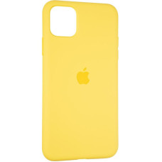 Чехол-силикон оригинал Full Cover Soft Matte iPhone 11 Pro Max, Canary yellow