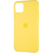 Чехол-силикон оригинал Full Cover Soft Matte iPhone 11 Pro Max, Canary yellow