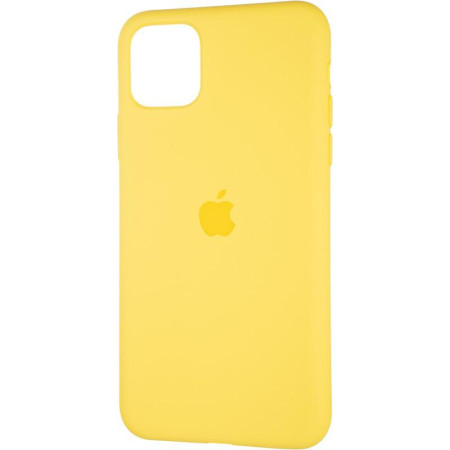 Чехол-силикон оригинал Full Cover Soft Matte iPhone 11 Pro Max Canary Yellow