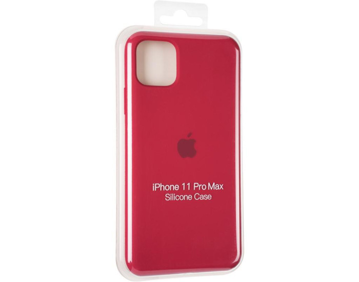 Чехол-силикон оригинал Full Cover Soft Matte iPhone 11 Pro Max, Garnet