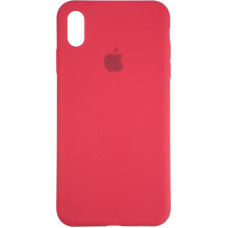 Чехол-силикон оригинал Full Cover Soft Matte iPhone XS Max Garnet