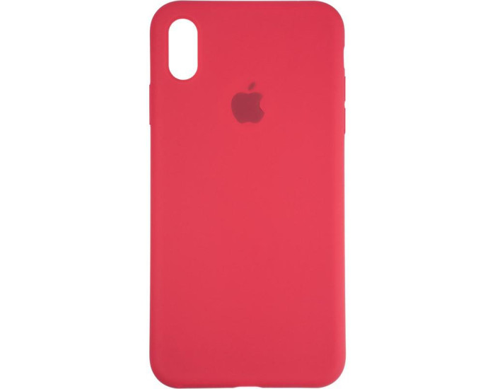 Чехол-силикон оригинал Full Cover Soft Matte iPhone XS Max Garnet