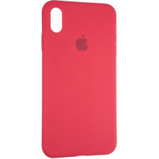 Чехол-силикон оригинал Full Cover Soft Matte iPhone XS Max Garnet