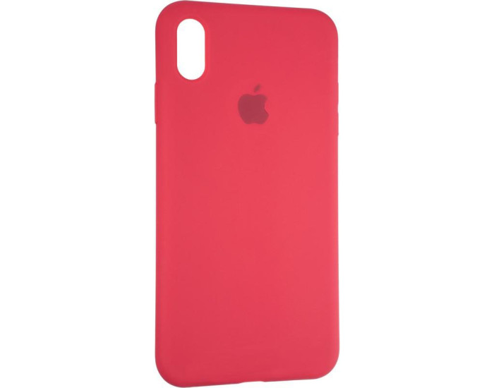 Чехол-силикон оригинал Full Cover Soft Matte iPhone XS Max Garnet