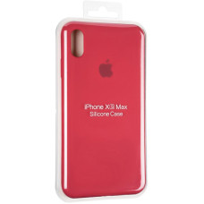 Чехол-силикон оригинал Full Cover Soft Matte iPhone XS Max Garnet