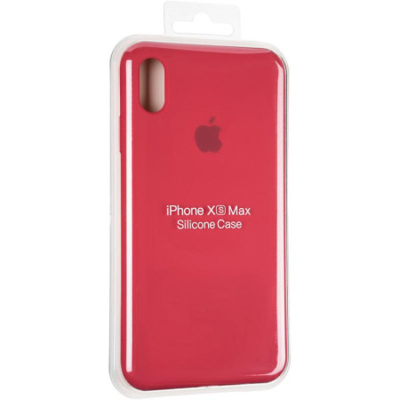 Чехол-силикон оригинал Full Cover Soft Matte iPhone XS Max Garnet