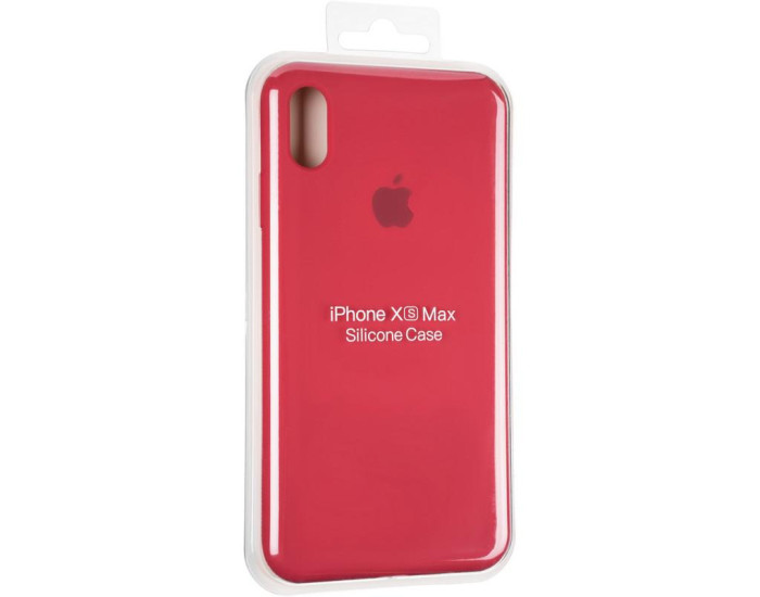 Чехол-силикон оригинал Full Cover Soft Matte iPhone XS Max Garnet