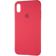 Чехол-силикон оригинал Full Cover Soft Matte iPhone XS Max Garnet