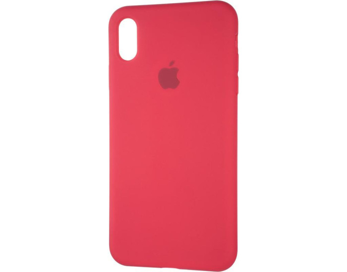 Чехол-силикон оригинал Full Cover Soft Matte iPhone XS Max Garnet
