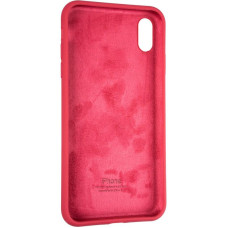 Чехол-силикон оригинал Full Cover Soft Matte iPhone XS Max Garnet